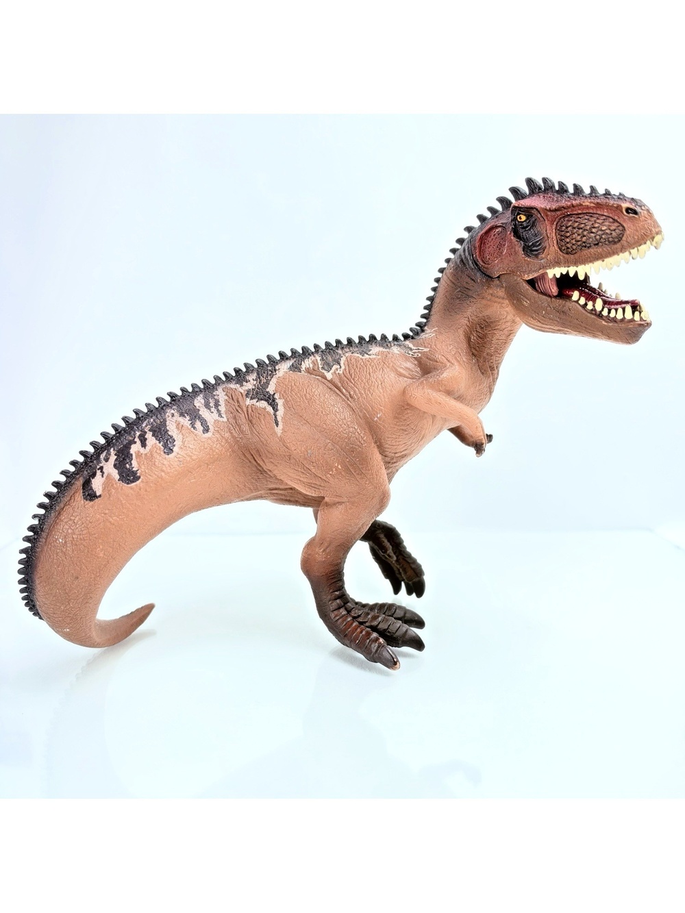 Schleich Gigantosaurus 2014 Figure Moving Jaw Dinosaur Retired Brown